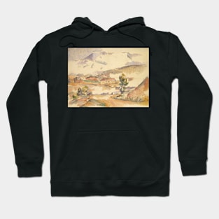 Montagne Sainte-Victoire, from near Gardanne by Paul Cezanne Hoodie